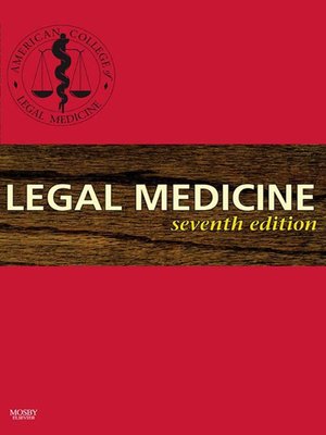 cover image of Legal Medicine E-Book